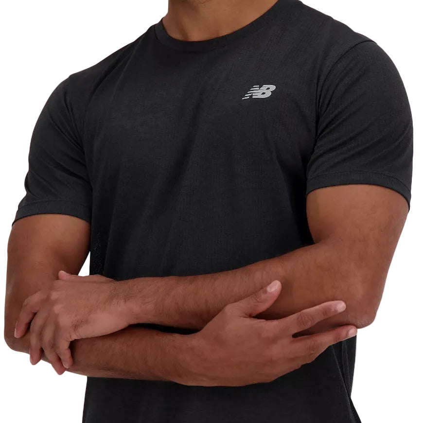 Mens Essential Tee Shirt Black Slate Grey