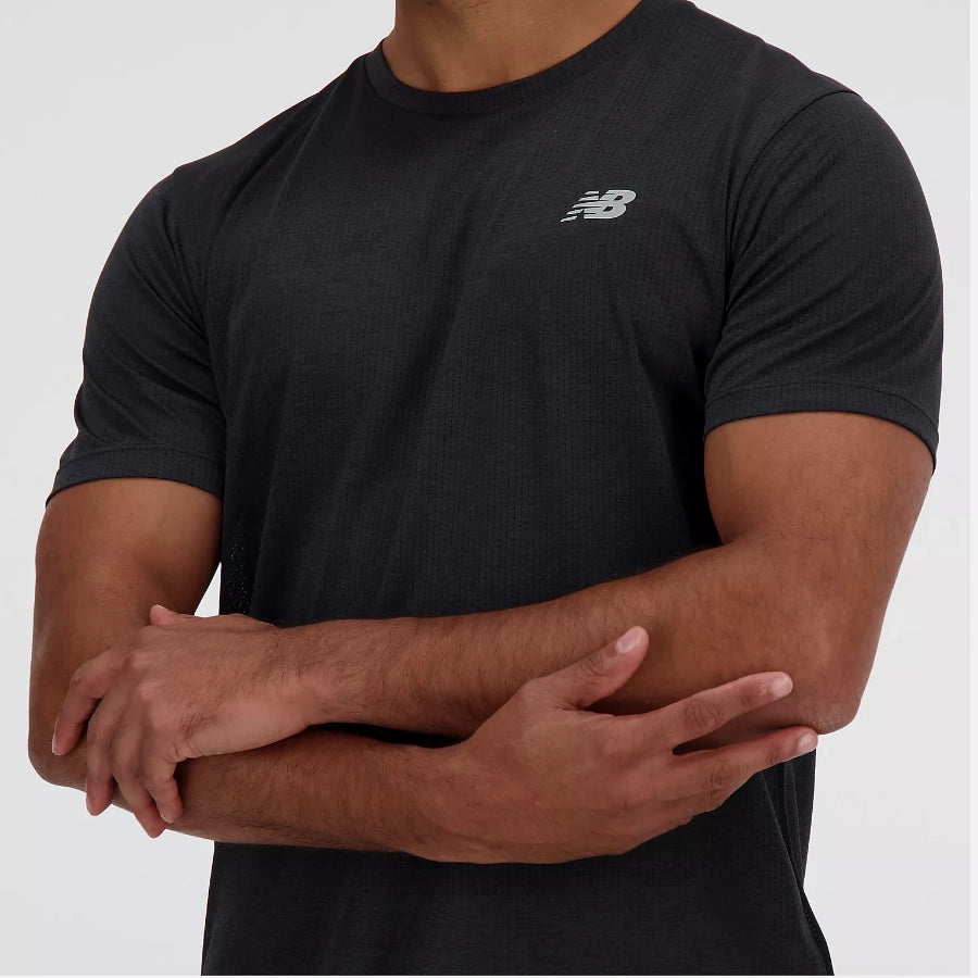Mens Essential Tee Shirt Black Slate Grey