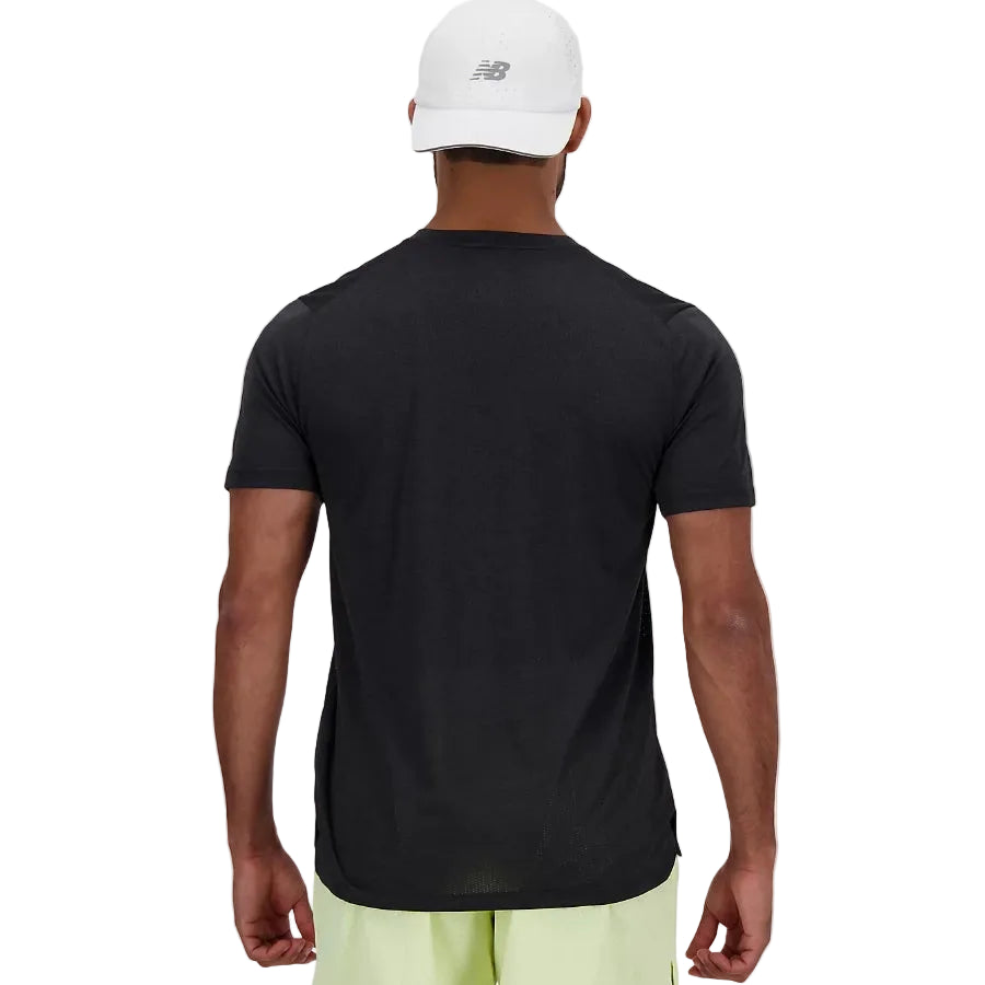 New Balance Mens Essential T Shirt Black Slate Grey