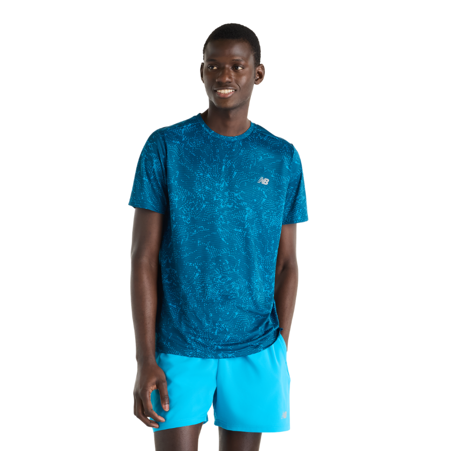 New Balance Mens Sport Essential Printed T-Shirt