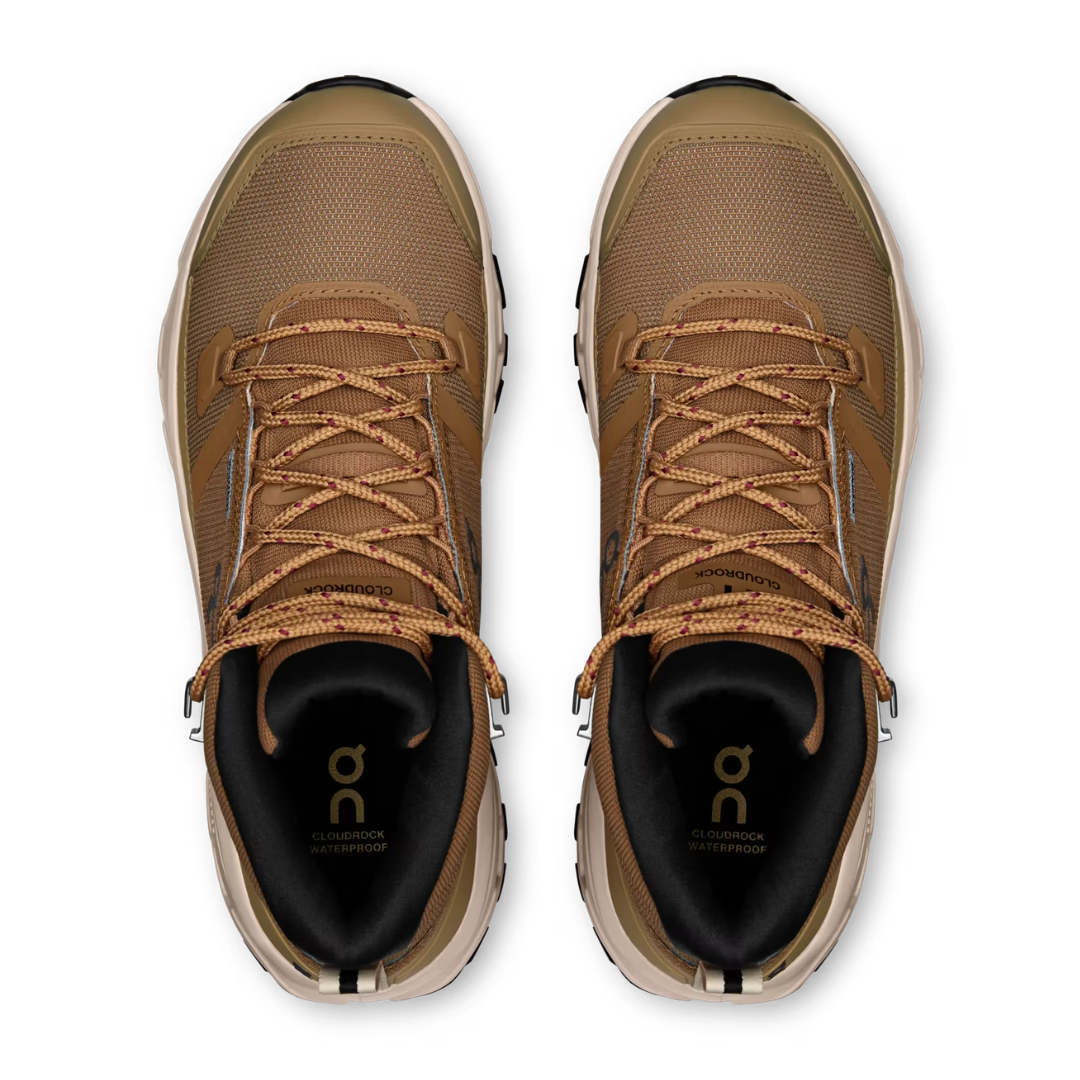 ON Womens Cloudrock Mid Waterproof - Walking