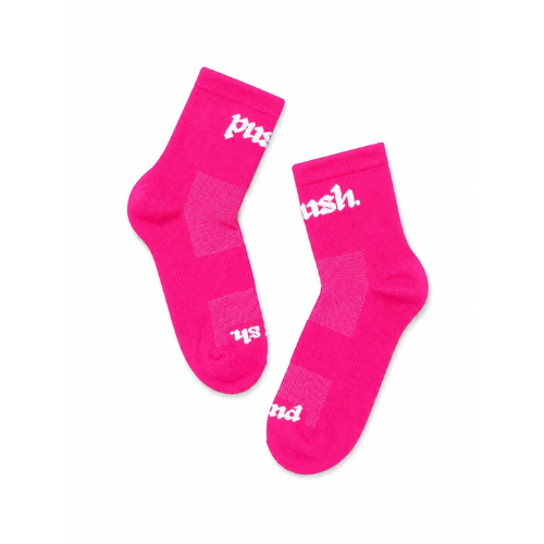 Push Performance Running Socks - Quarter - Pink