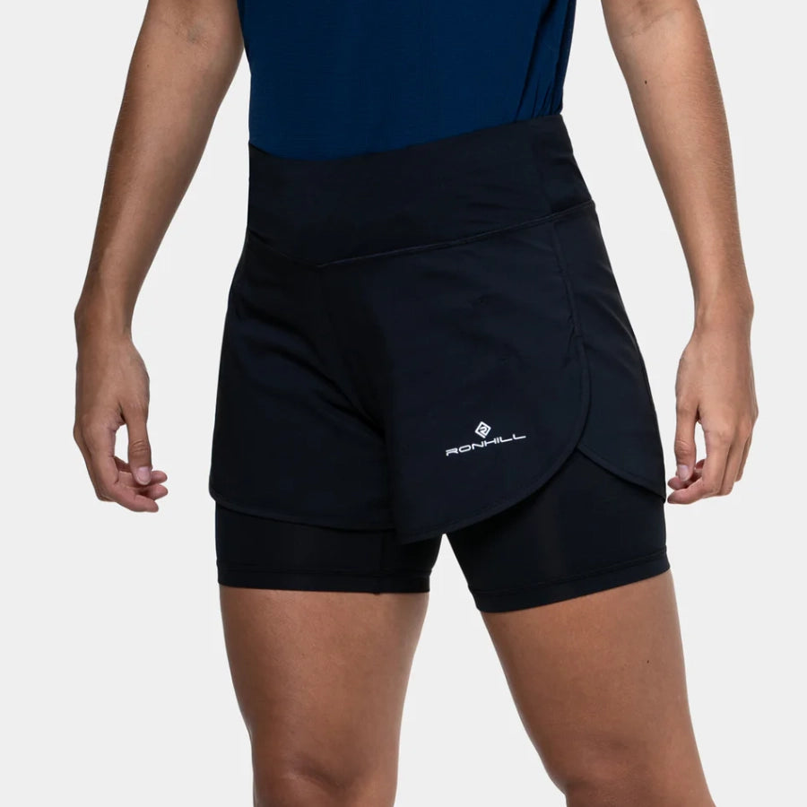 Ronhill Womens Tech 4.5” Twin Short AW25