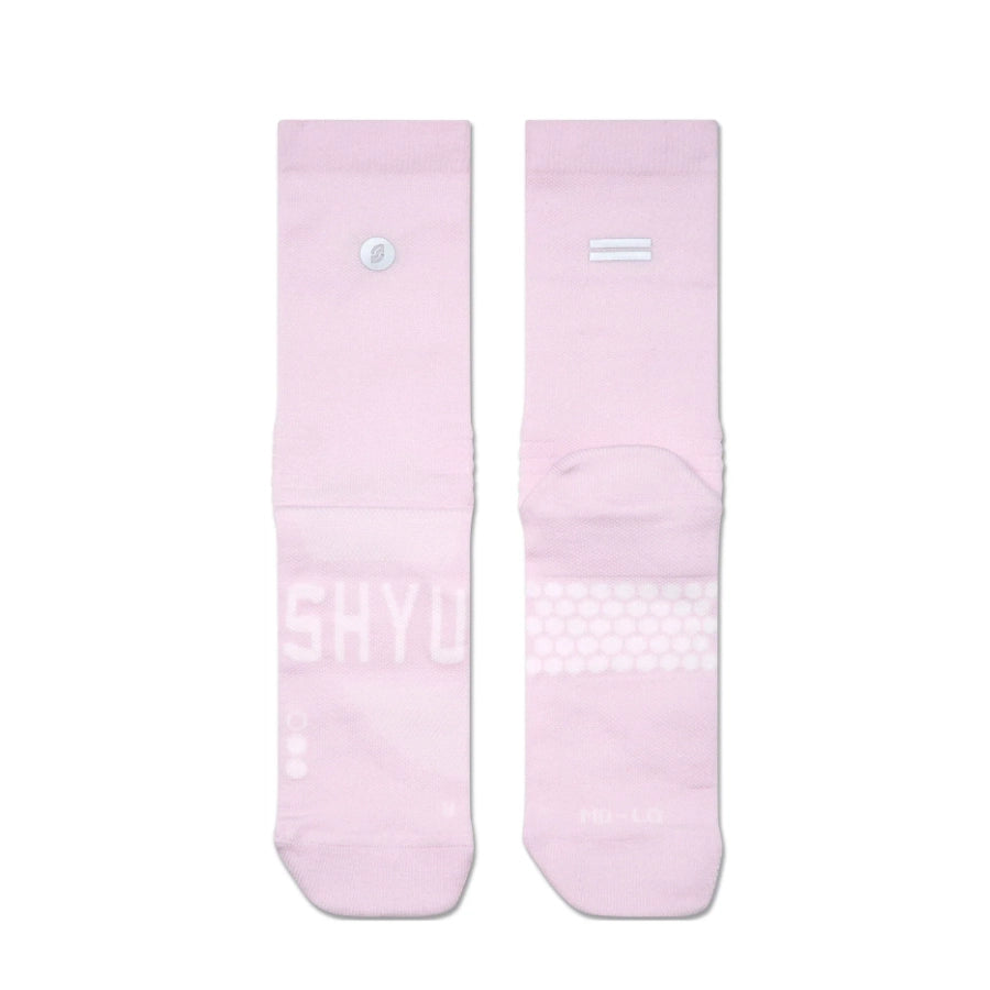 SHYU Racing Socks - Half Crew - Petal/ Petal/ Petal