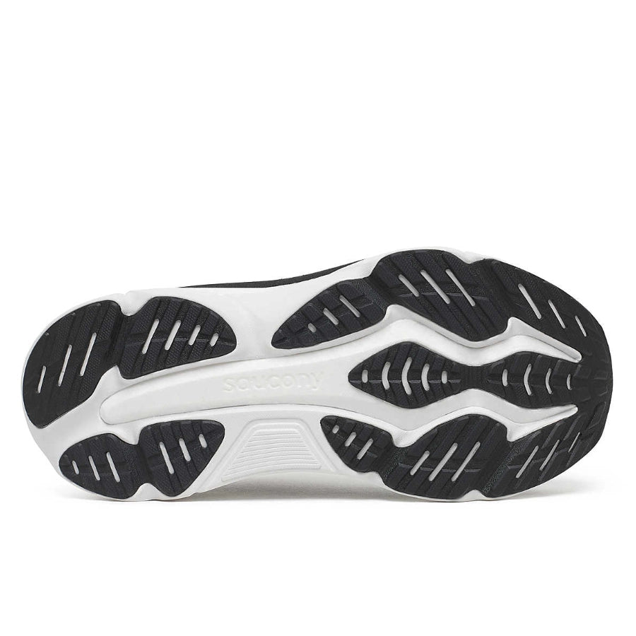 Saucony Mens Hurricane 25 Black White