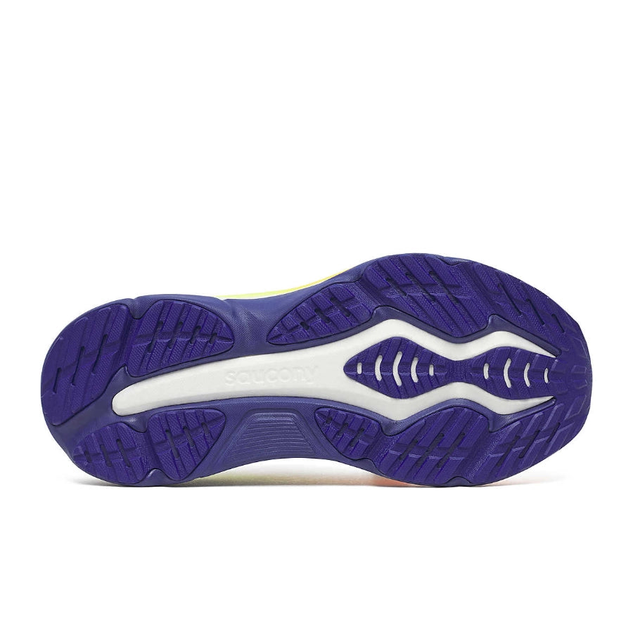 Saucony Mens Hurricane 25 white frigid