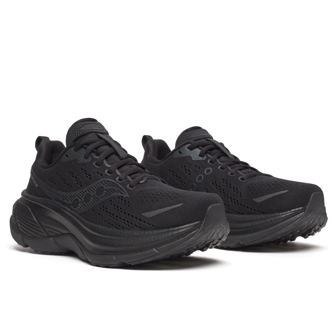 Saucony Womens Hurricane 25 Black Black 2
