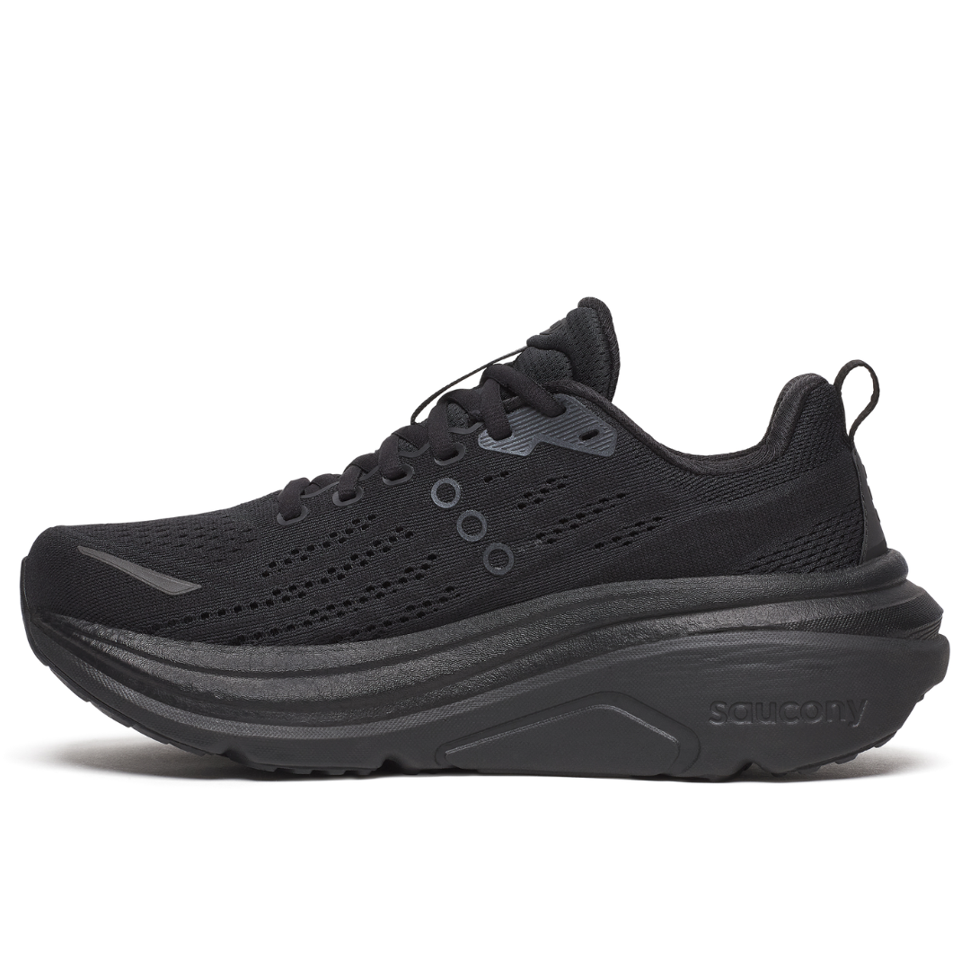 Saucony Womens Hurricane 25 Black Black 3