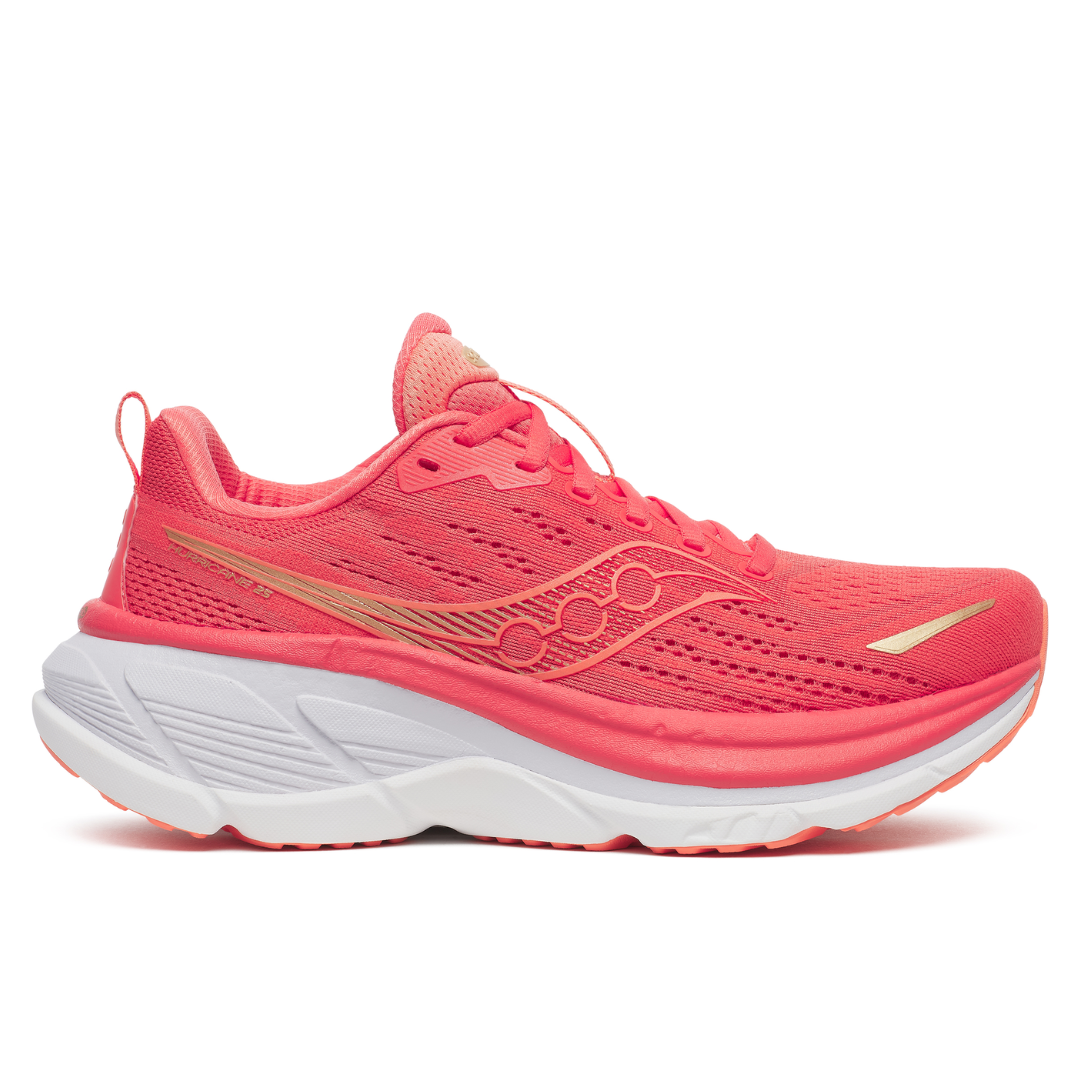 Saucony Womens Hurricane25 Coral Thistle 1
