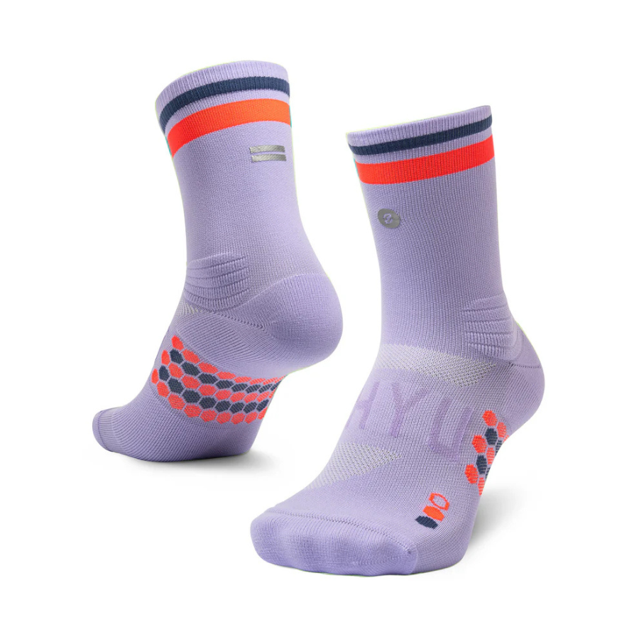 SHYU Racing Socks - Crew - Parma/Red/Graphite