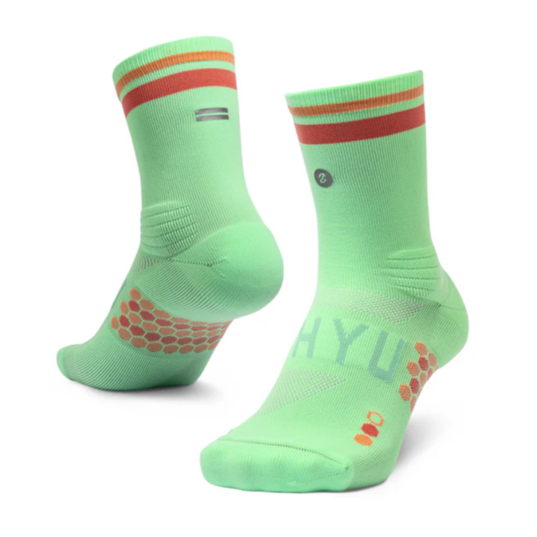 SHYU Racing Socks - Half Crew - Mint/Dust/Clay