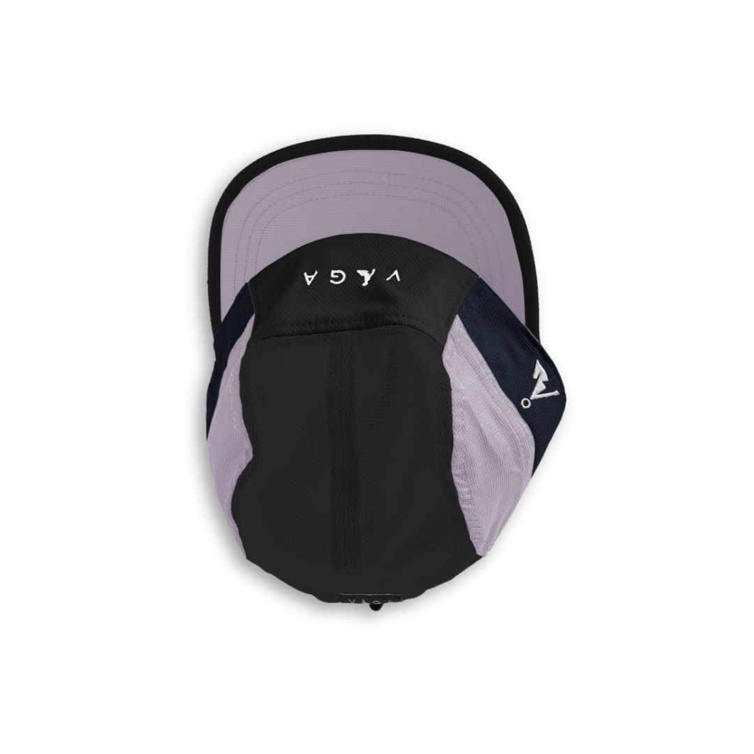 Vaga Club Cap Black Navy Lilac Neon Pink