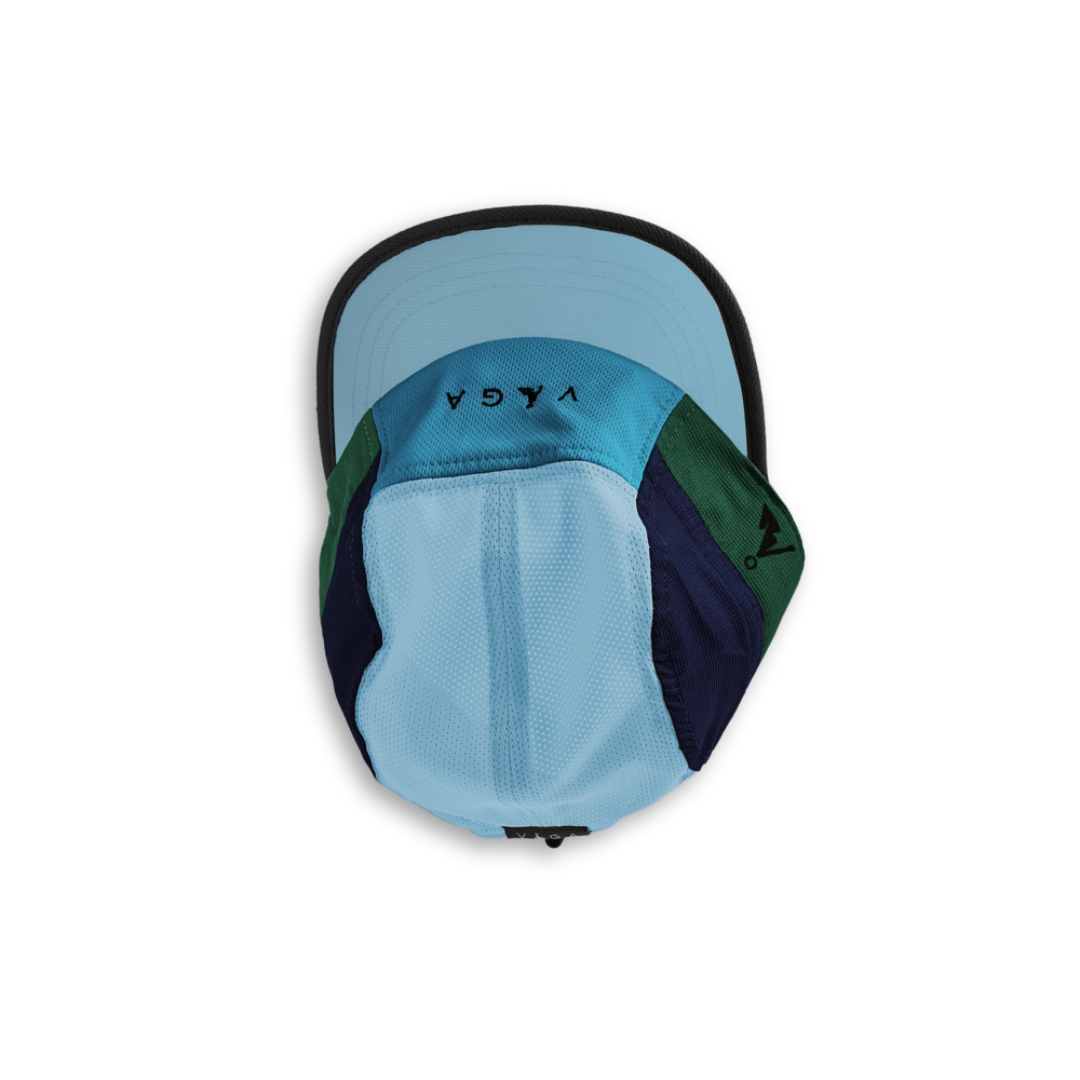 Vaga Club Cap Postal Blue Bright Blue Racing Green Navy