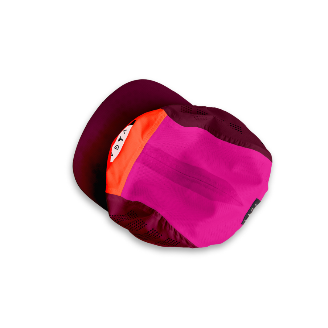 Vaga Racing Cap Bordo Neon Orange Poster Pink 1