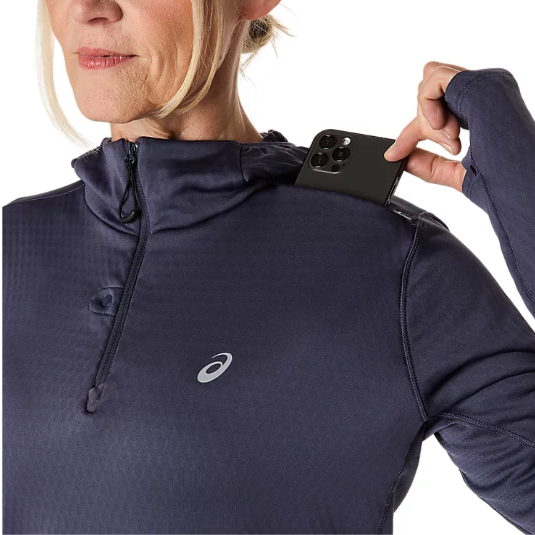 ASICS Womens Road Winter LS Hoodie