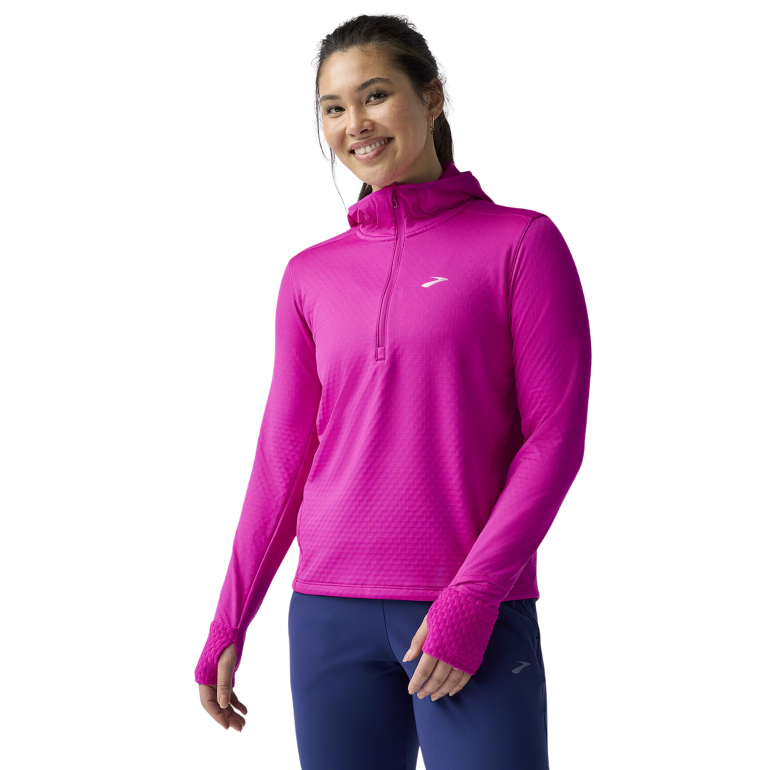 Brooks Womens Notch Thermal Hoodie 3.0 AW25