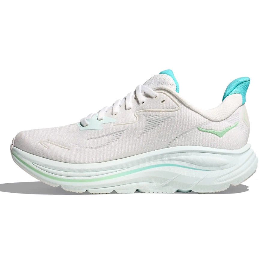 Womens Clifton 10 Wide White