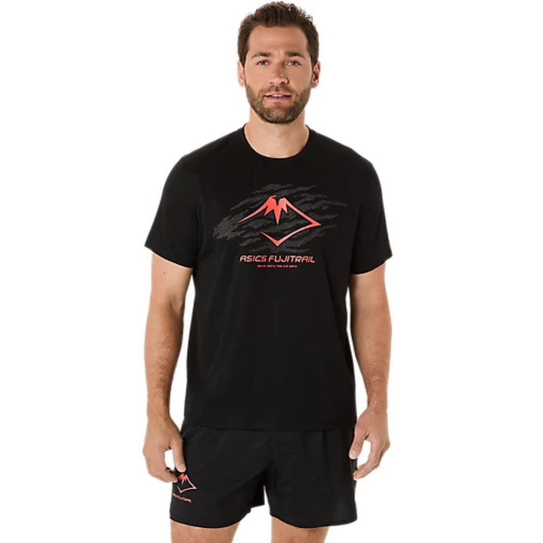 ASICS Mens FujiTrail Logo SS Top SS25