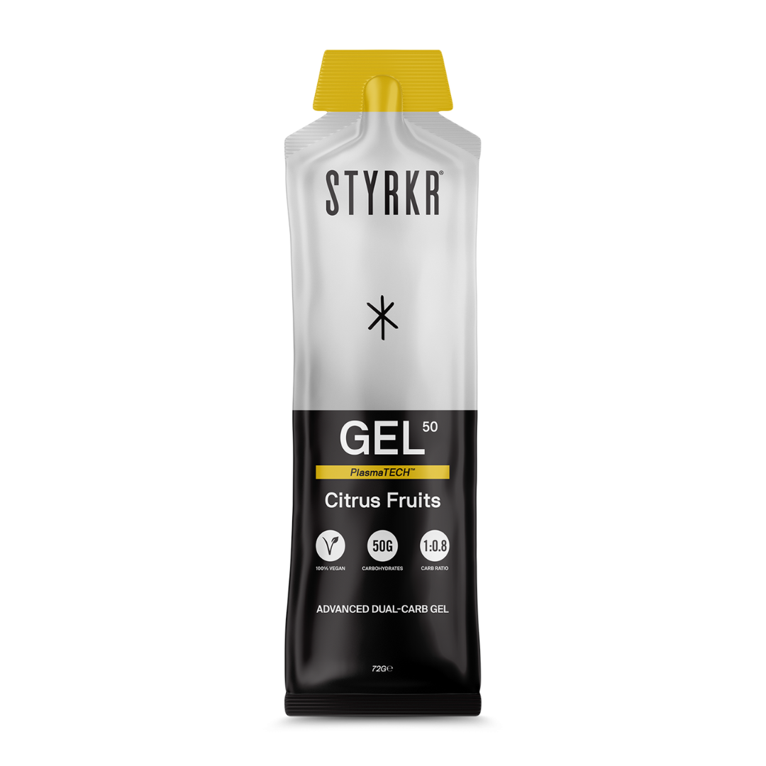 Styrkr GEL50 Dual-Carb Energy Gel - Citrus Fruits