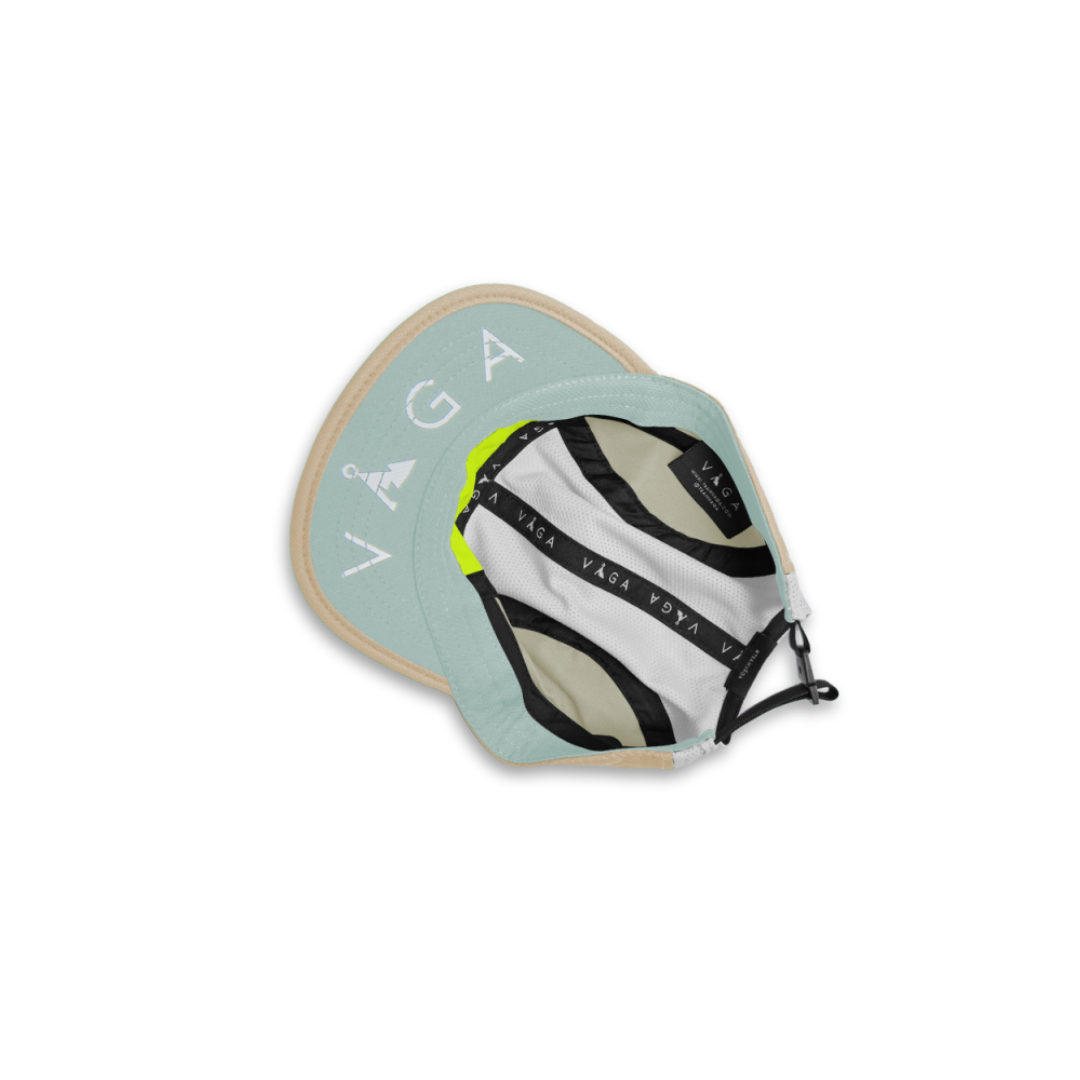 Vaga Club Cap - White / Mist Green / Powder / Neon Yellow