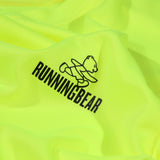 Running Bear Mens Fluorescent Yellow Top