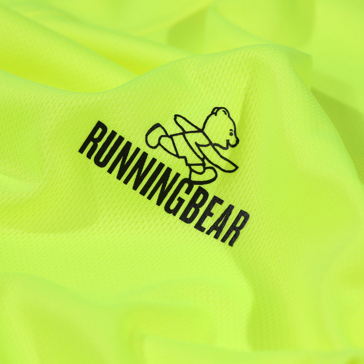 Running Bear Womens Fluorescent Yellow Top