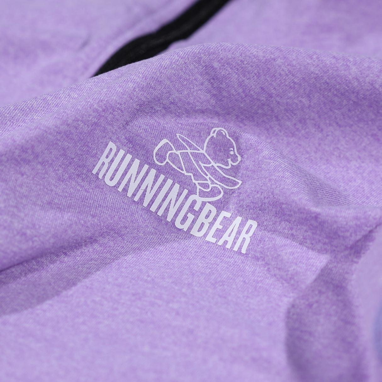 Running Bear Womens 1/2 Zip Top – Lilac