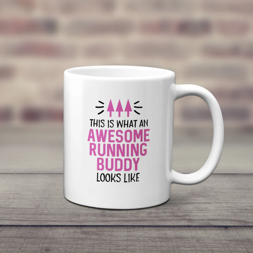 EllieBean Awesome Running Buddy Mug