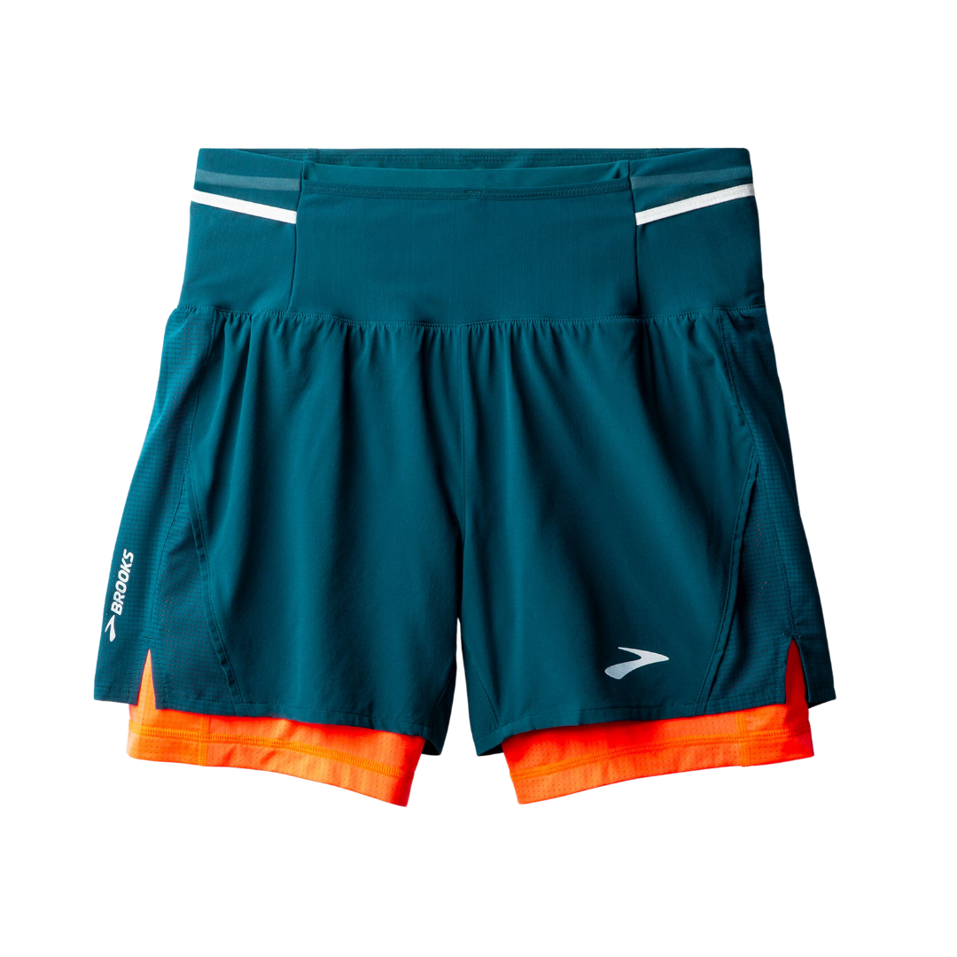 Brooks Mens High Point 5” 2in1 Short 2.0 SS25