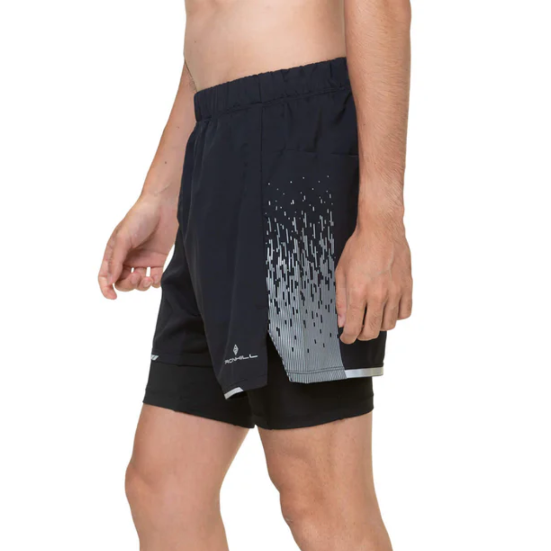 Ronhill Mens Tech Reflect 5” Twin Shorts AW24