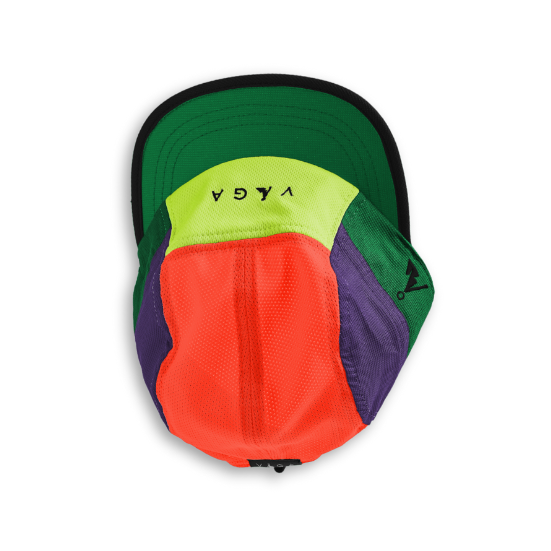 Vaga Club Cap - Green / Purple / Neon Orange