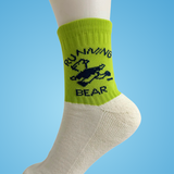 Running Bear Socks - Lime