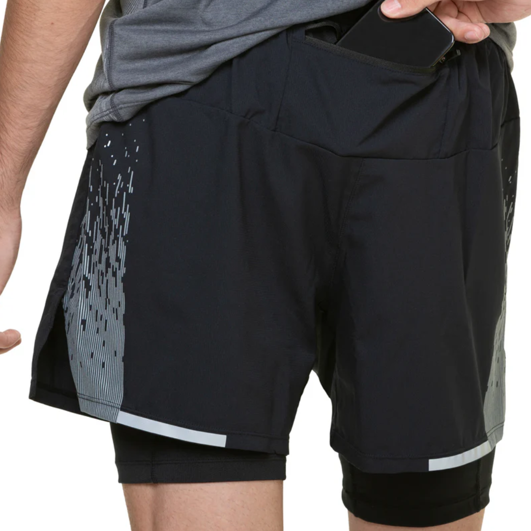 Ronhill Mens Tech Reflect 5” Twin Shorts AW24