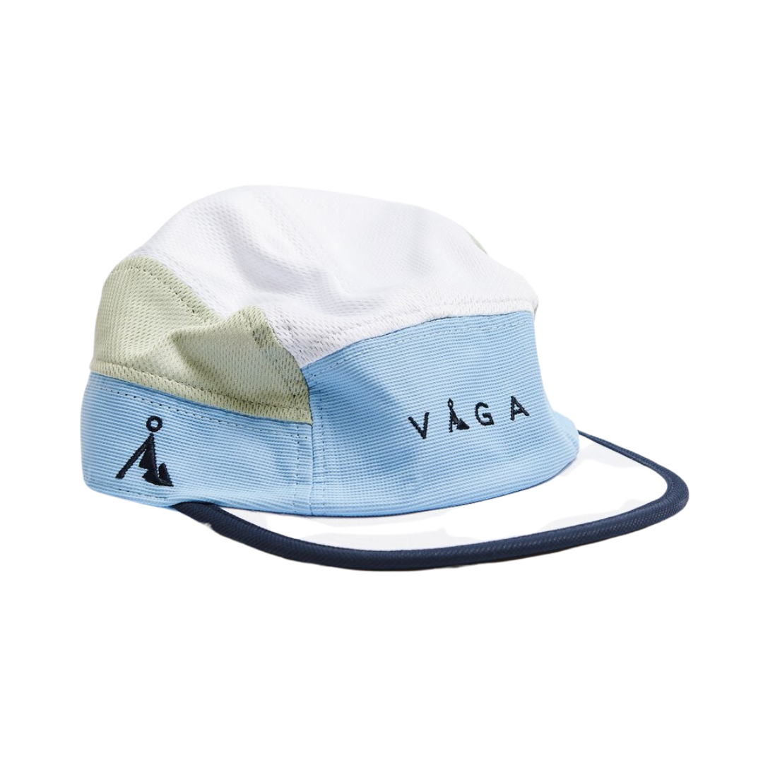 Vaga Club Cap - White / Pale Blue / Eucalyptus Green / Navy Blue