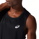 black mens running vest