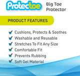 Protectoe Big Toe Protector Gel Cap