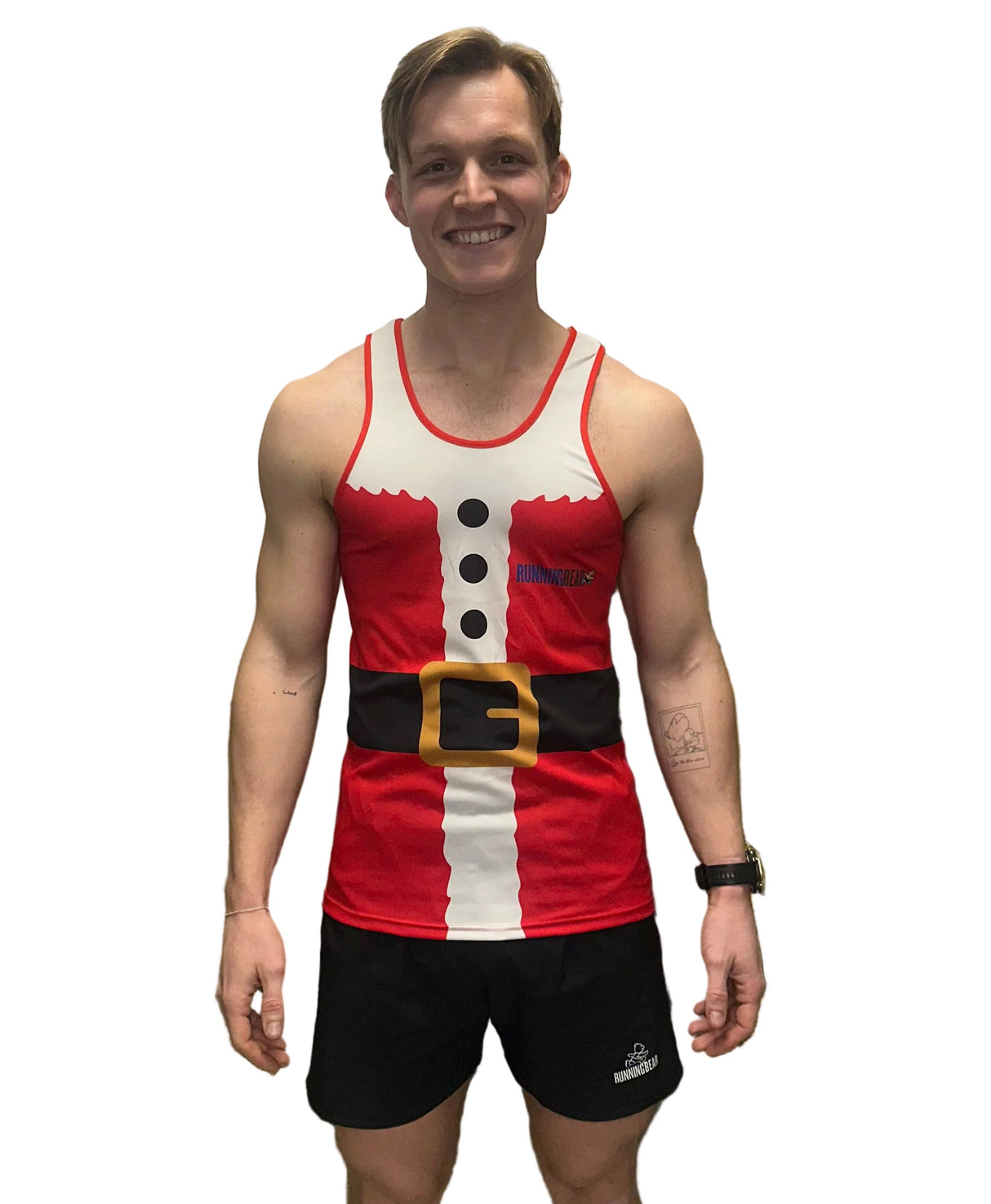 Running Bear Mens Festive Vest