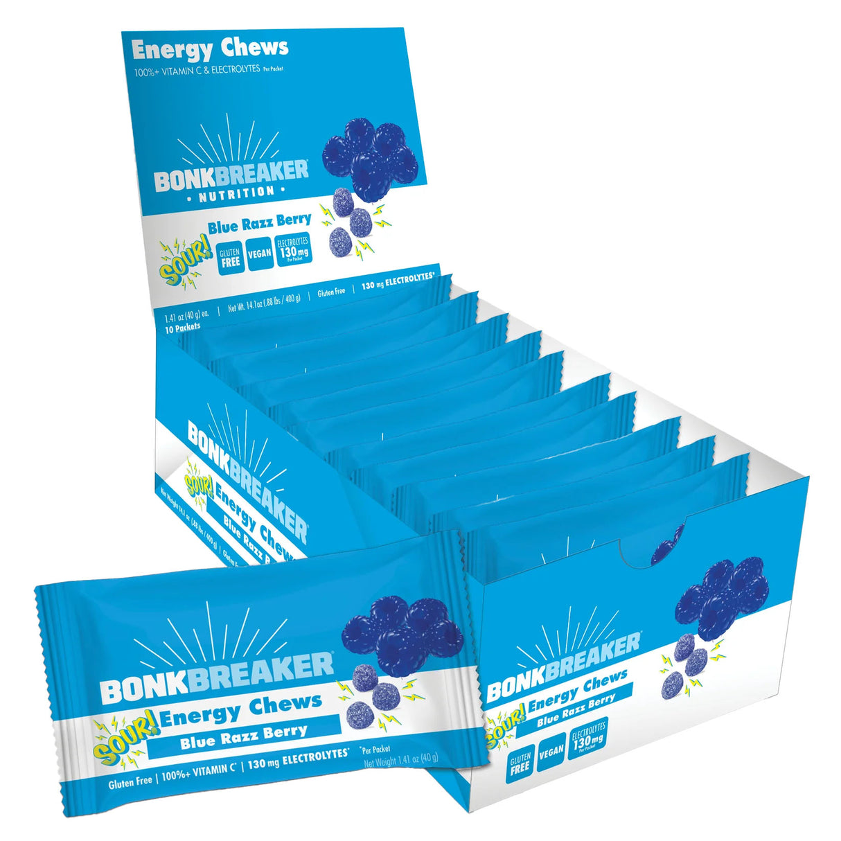 Bonk Breaker Energy Chews - Bulk Box (10 packets)