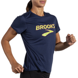 Brooks Womens Distance S/S Tee 3.0 AW24