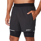 2XU Mens Aero 2in1 5in Shorts AW24