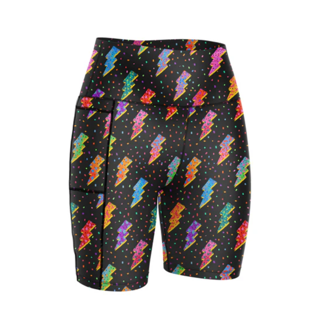 Happy Stride Fitted Shorts - Quick as a Flash