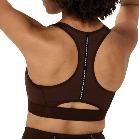 ASICS Compression Bra Coffee