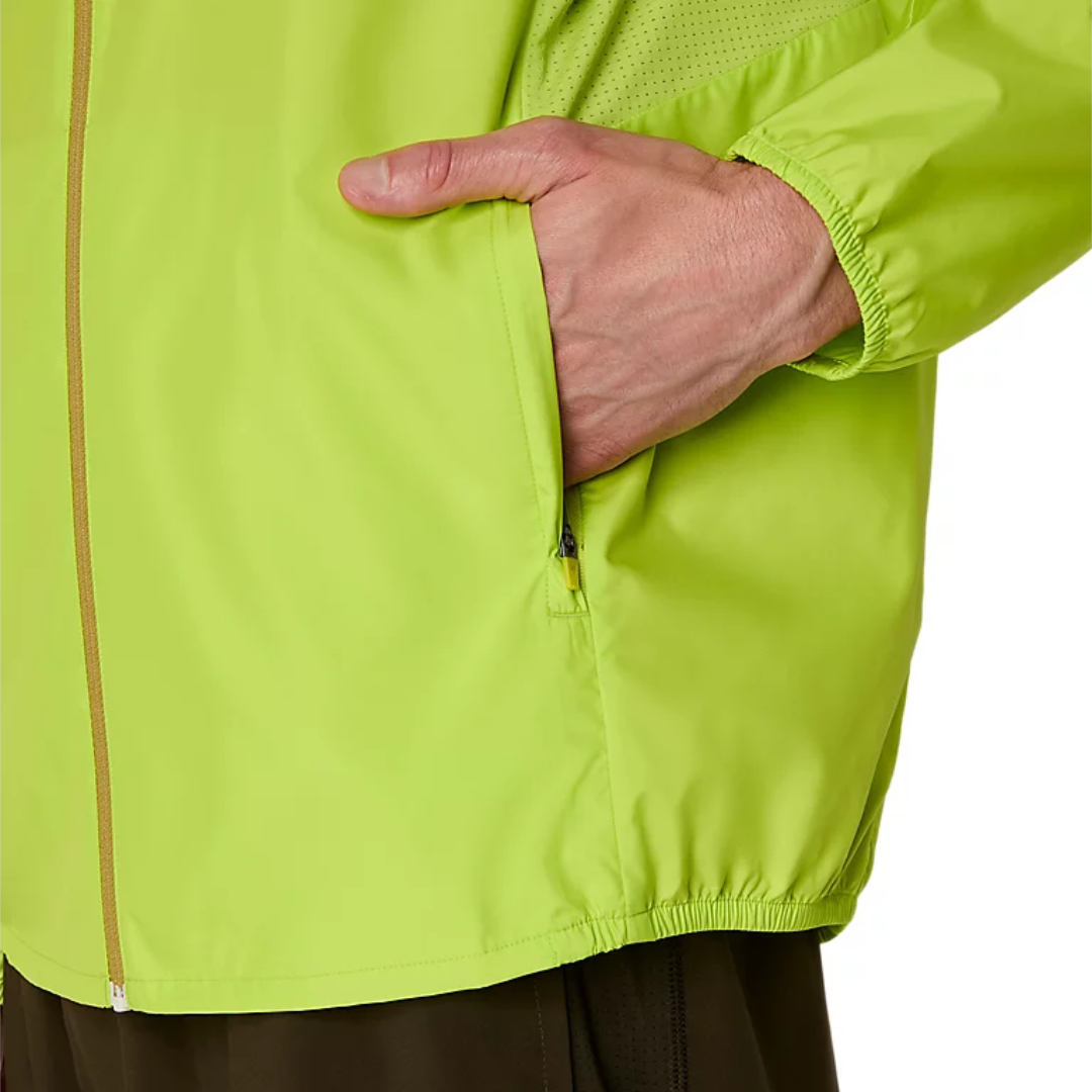 ASICS Mens Core Jacket AW25 Neon Lime 4