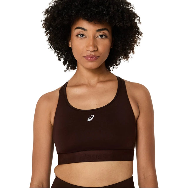 ASICS Road Compression Bra Coffee