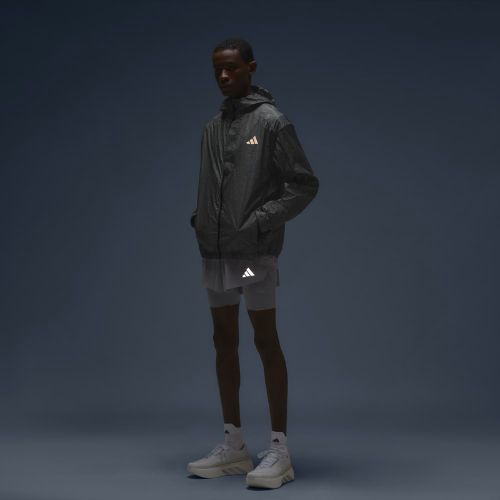 Adidas Mens Adi365 Full Reflective Jacket Grey