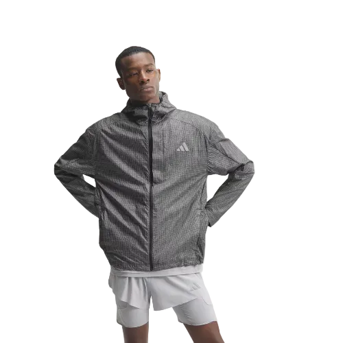 Adidas Mens Adi365 Full Reflective Jacket Grey