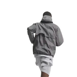 Adidas Mens Adi365 Full Reflective Jacket Grey