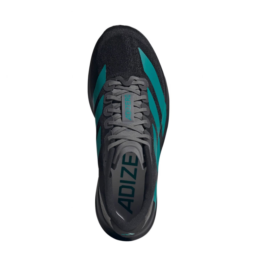 Adidas Mens Adizero Evo SL Neutral Core Black Pure Teal Grey Four