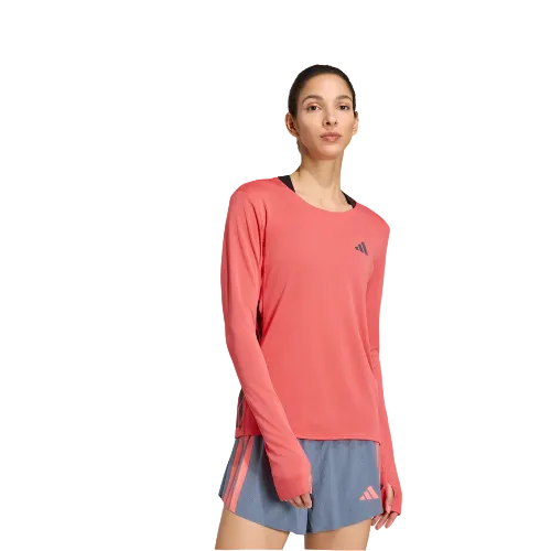 Adidas Womens Adizero Running Long Sleeve Long-Sleeve Top
