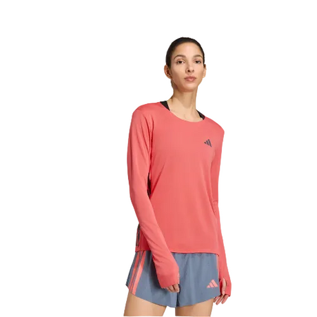 Adidas Womens Adizero Running Long Sleeve Long-Sleeve Top
